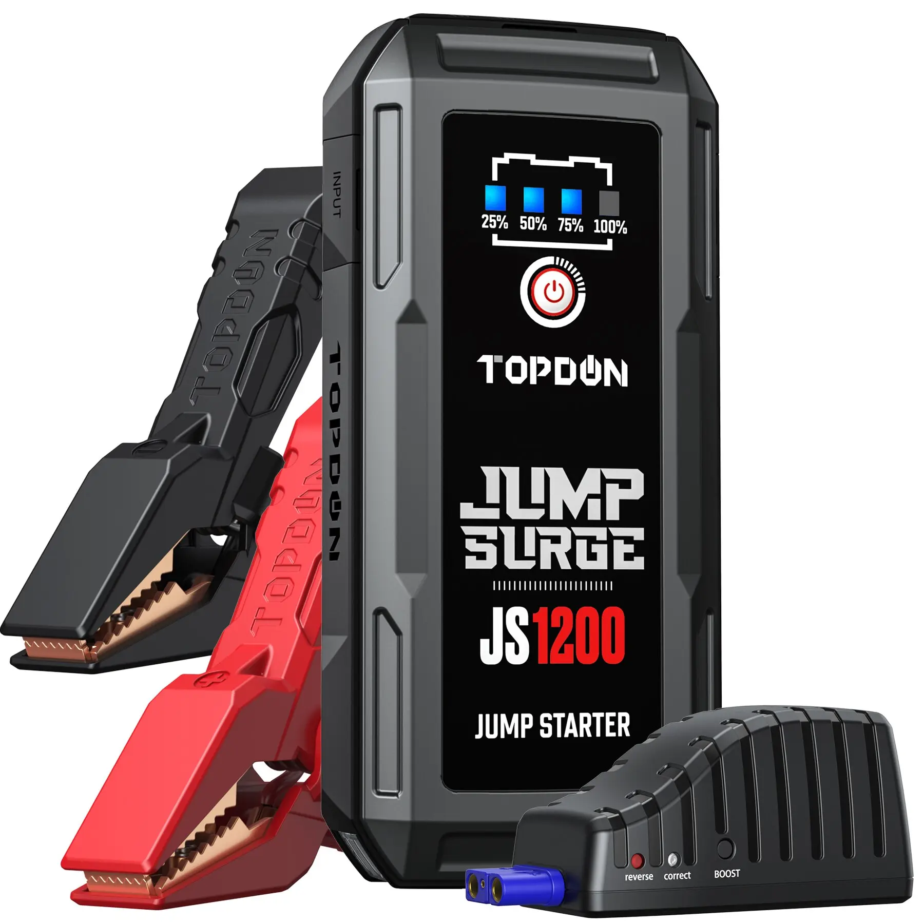 Topdon JumpSurge JS1200 10000 mAh/37wH Taşınabilir Akü Takviye Cihazı ve Powerbank - topdon_jumpsurge_1200_aku_takviye_cihazi_topdon_jumpsurge_1200_battery_booster.webp