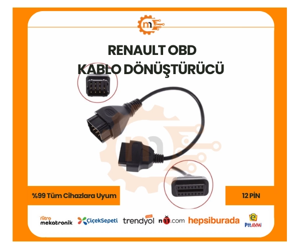 12 PİN RENAULT OBD Kablo Dönüştürücü - renault-ariza-tespit-cihazi-obd-kablo-renault-obd-kablo.webp