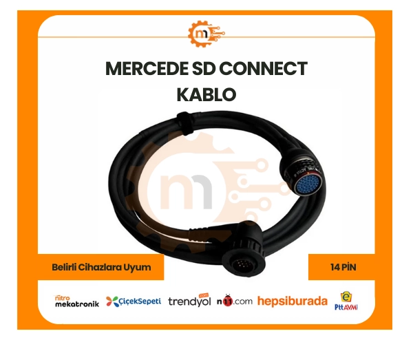 MERCEDES SD Connect 14 Pin Kablo - mercedes-sd-connect-ariza-tespit-cihazi-obd-kablo.webp