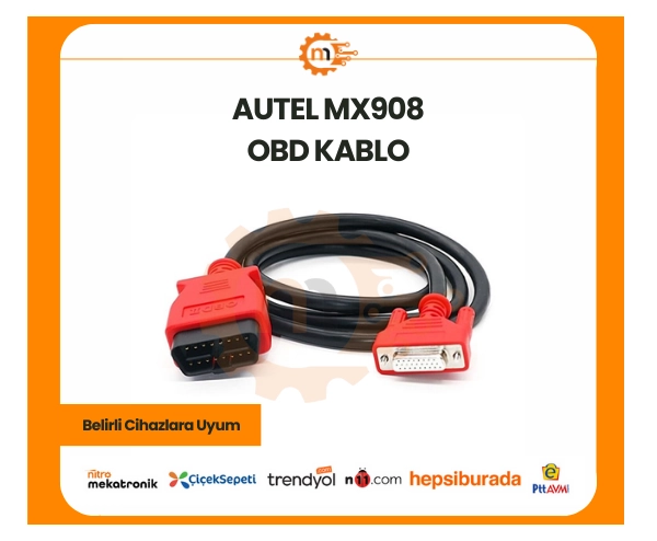 AUTEL 908 - 909 - 919 - Ultra OBD Kablo 26 Pin - autel-ariza-tespit-cihazi-obd-kablo.webp